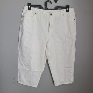 EMMA JAMES PETITE 16 P Capris white
